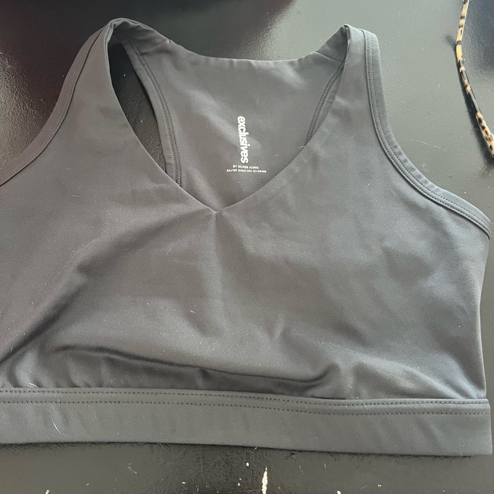 Silver icing Sports Bra